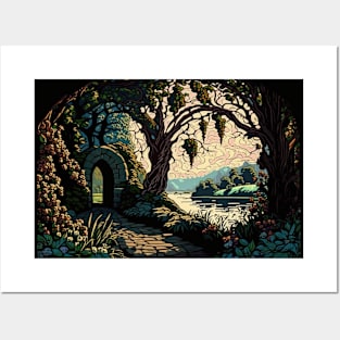 Enchanted Forest Stroll Posters and Art